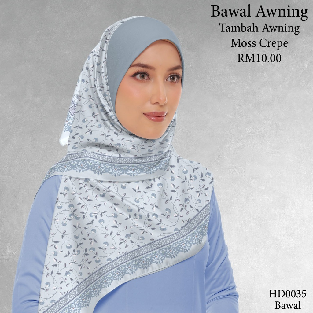 Tudung Bawal (Square Hijab) in HD0035