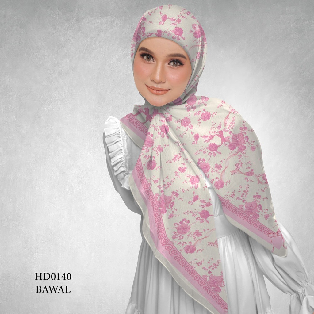 Tudung Bawal (Square Hijab) in HD0140