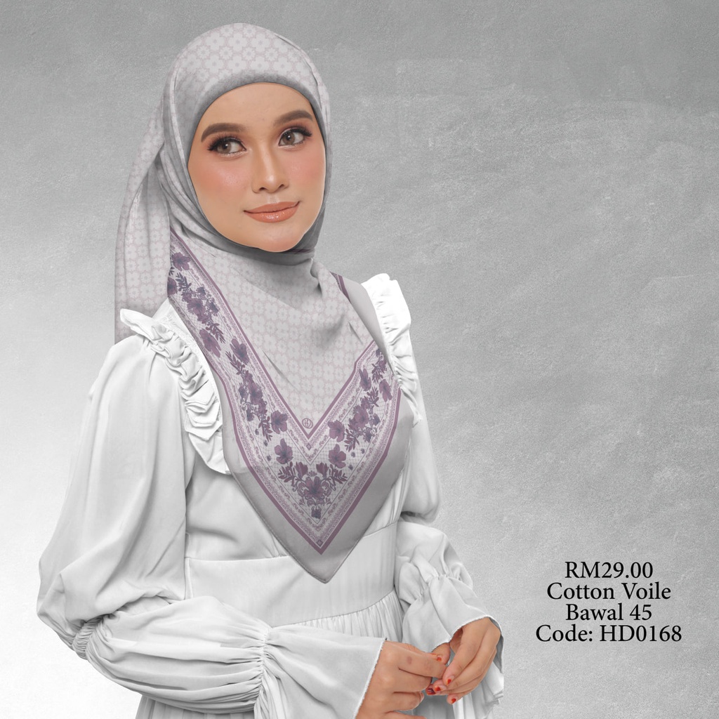 Tudung Bawal (Square Hijab) in HD0168