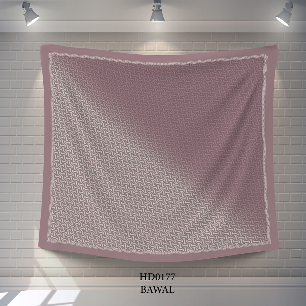 Tudung Bawal (Square Hijab) in HD0177