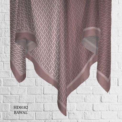 Tudung Bawal (Square Hijab) in HD0182