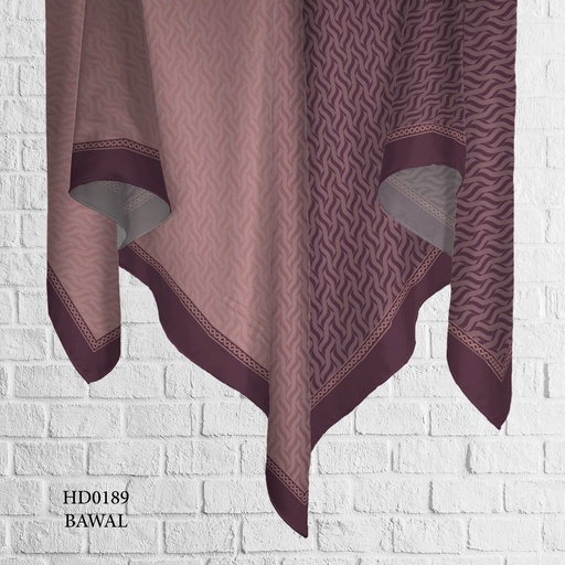 Tudung Bawal (Square Hijab) in HD0189